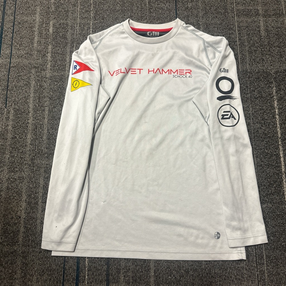 Men's White Long Sleeve Shirt